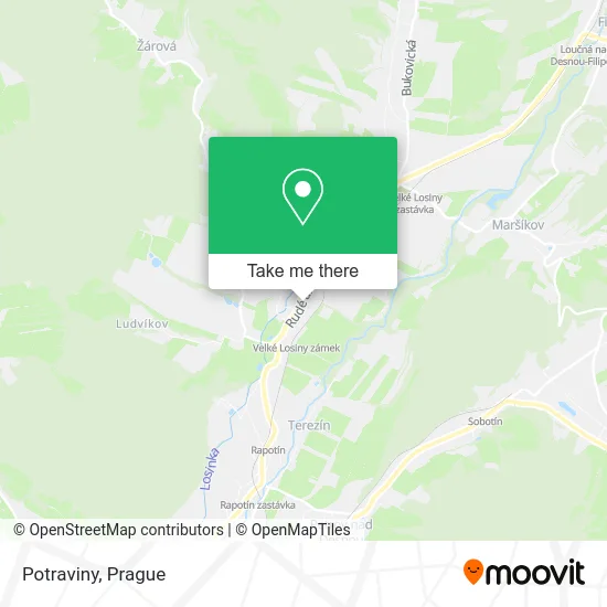 Карта Potraviny