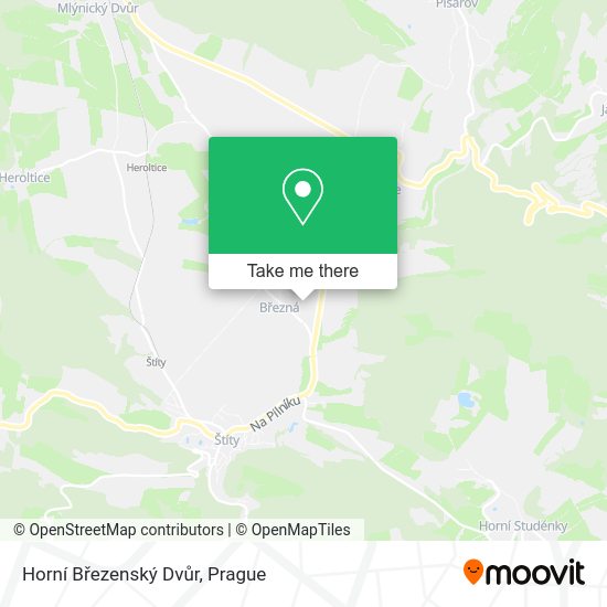 Horní Březenský Dvůr map