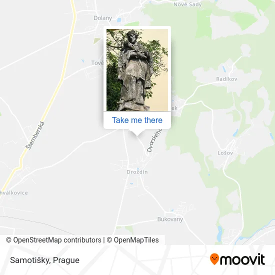 Карта Samotišky