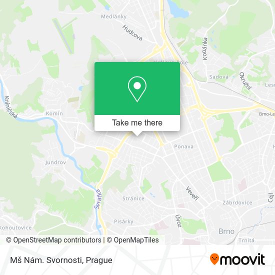 Mš Nám. Svornosti map