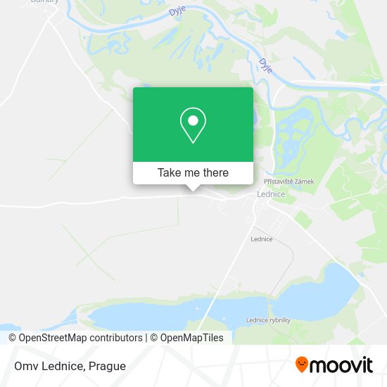 Omv Lednice map