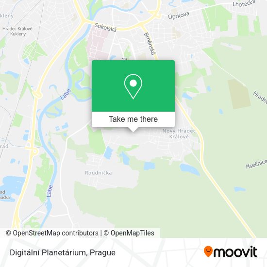 Карта Digitální Planetárium