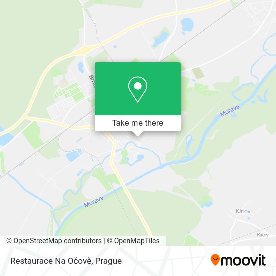 Restaurace Na Očově map