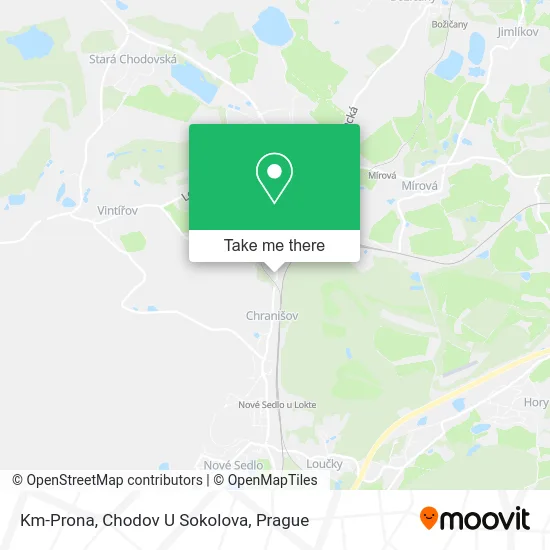 Карта Km-Prona, Chodov U Sokolova
