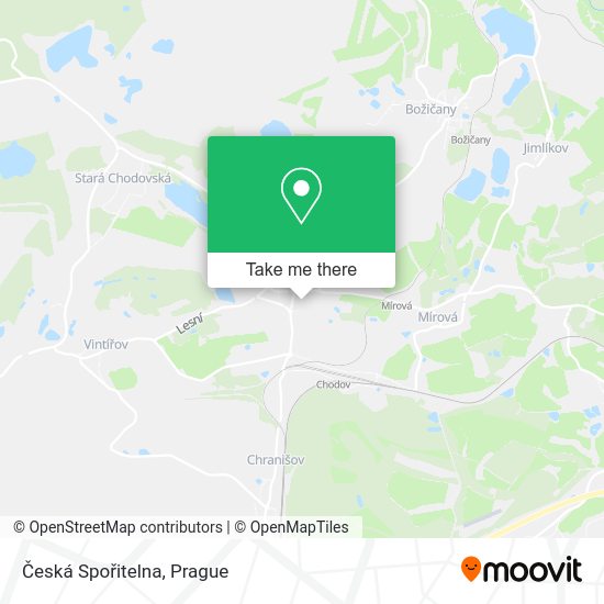Česká Spořitelna map