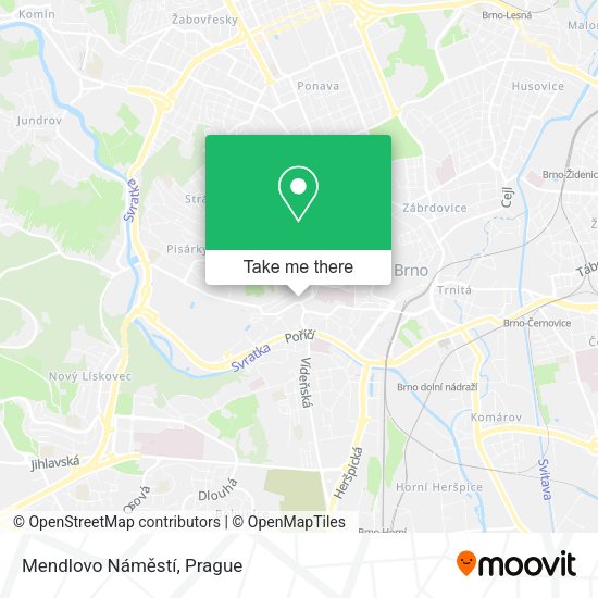 Mendlovo Náměstí map