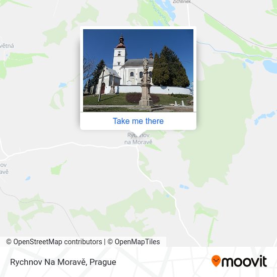 Карта Rychnov Na Moravě