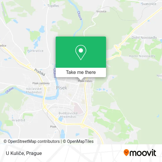 Карта U Kuliče