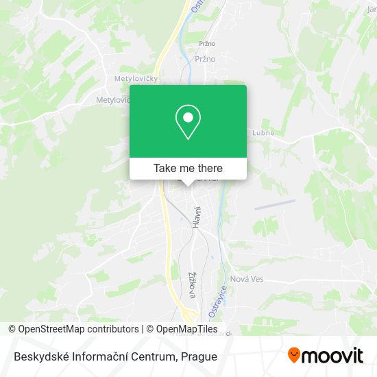 Beskydské Informační Centrum map