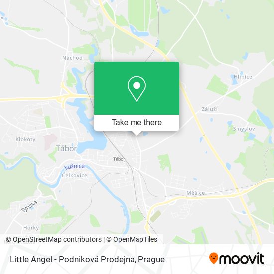 Little Angel - Podniková Prodejna map