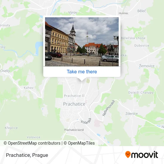 Карта Prachatice
