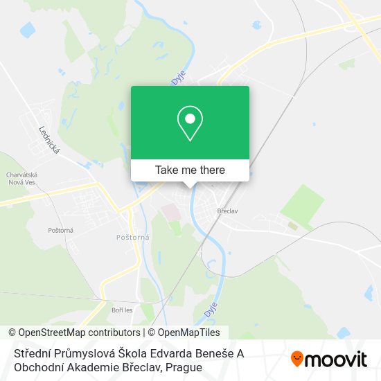 Střední Průmyslová Škola Edvarda Beneše A Obchodní Akademie Břeclav map