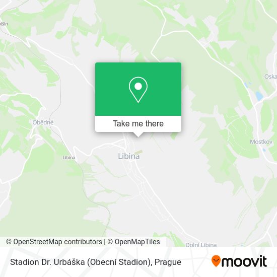 Stadion Dr. Urbáška (Obecní Stadion) map
