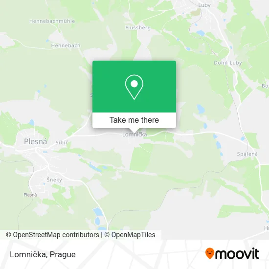 Карта Lomnička
