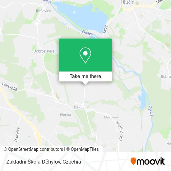 Základní Škola Děhylov map