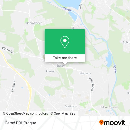 Černý Důl map