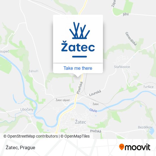 Карта Žatec