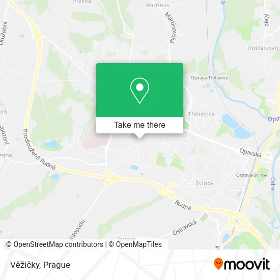 Věžičky map