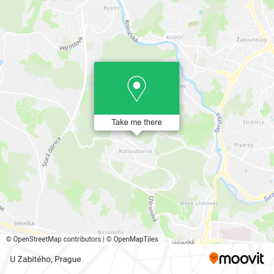 Карта U Zabitého
