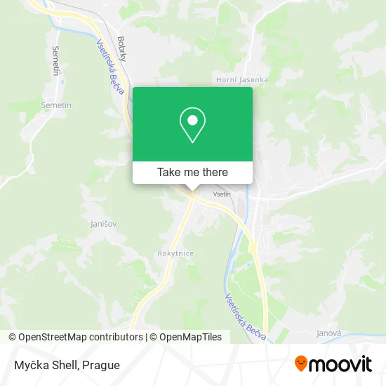 Карта Myčka Shell