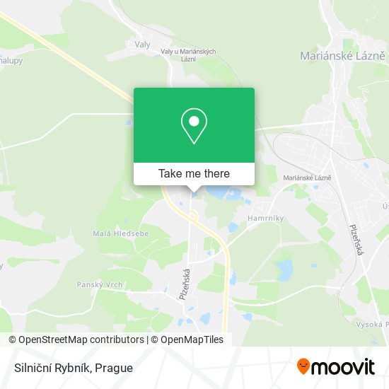 Silniční Rybník map