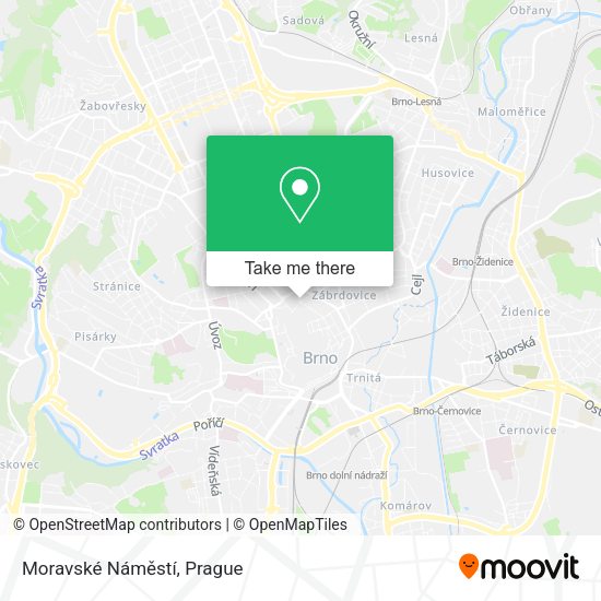 Moravské Náměstí map