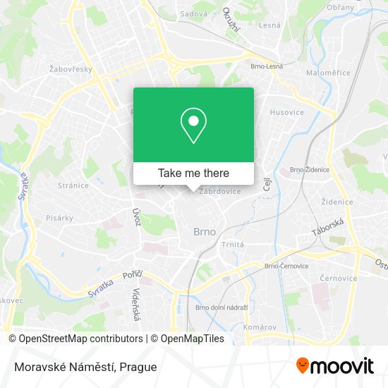 Moravské Náměstí map
