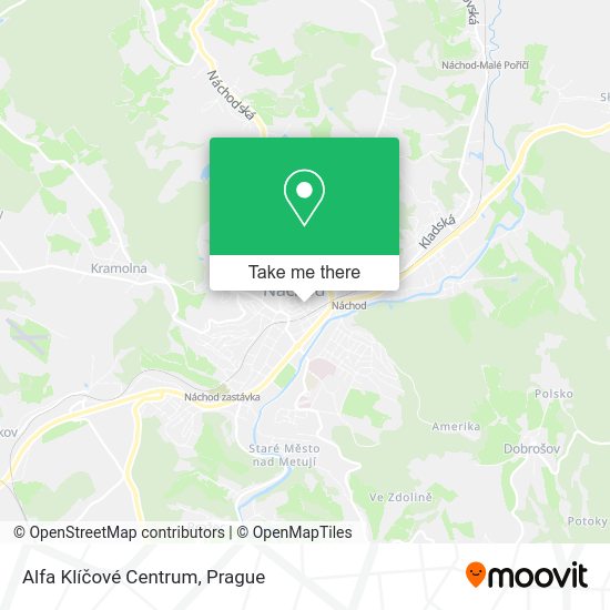 Alfa Klíčové Centrum map