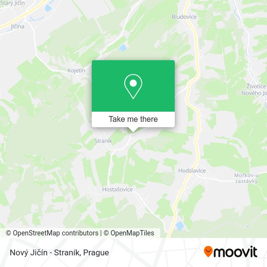 Nový Jičín - Straník map