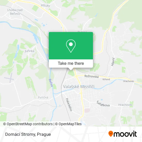 Карта Domácí Stromy