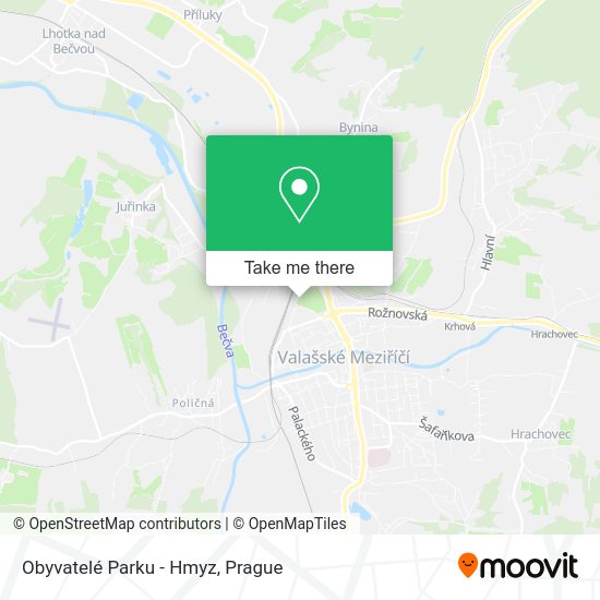 Obyvatelé Parku - Hmyz map