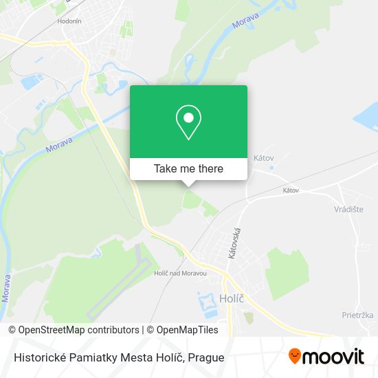 Historické Pamiatky Mesta Holíč map