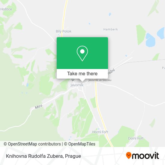 Knihovna Rudolfa Zubera map
