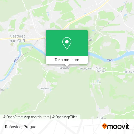 Карта Rašovice
