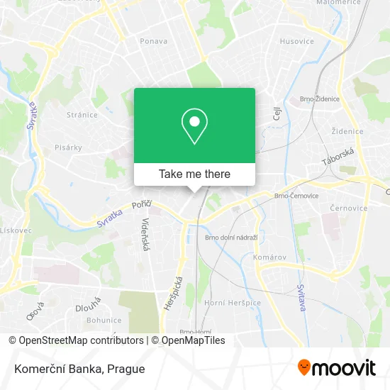 Карта Komerční Banka