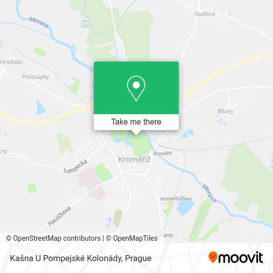 Kašna U Pompejské Kolonády map