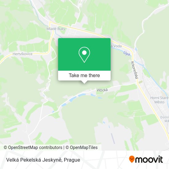 Карта Velká Pekelská Jeskyně
