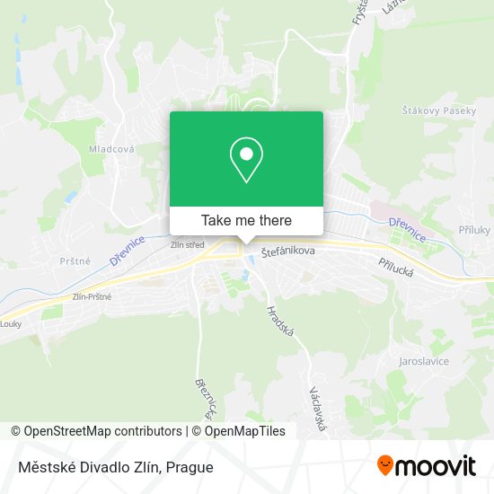 Městské Divadlo Zlín map