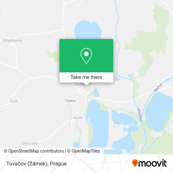 Карта Tovačov (Zámek)