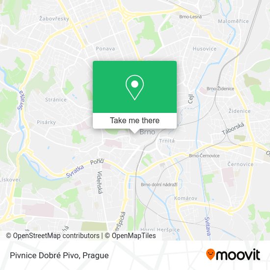 Pivnice Dobré Pivo map