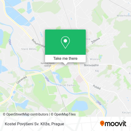 Kostel Povýšení Sv. Kříže map