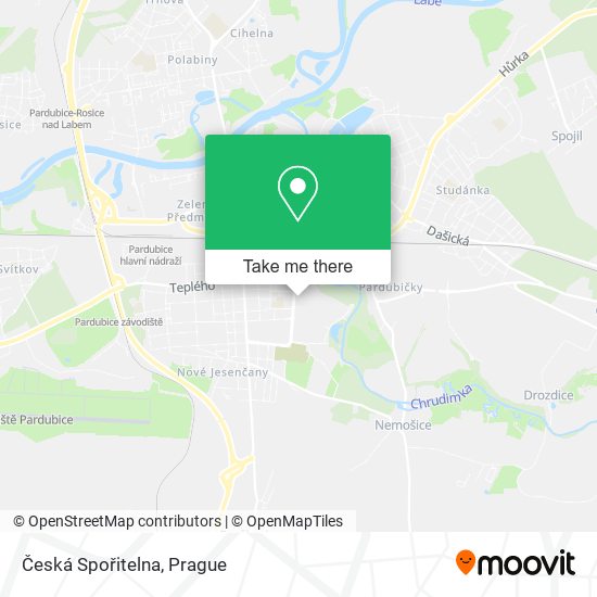 Česká Spořitelna map
