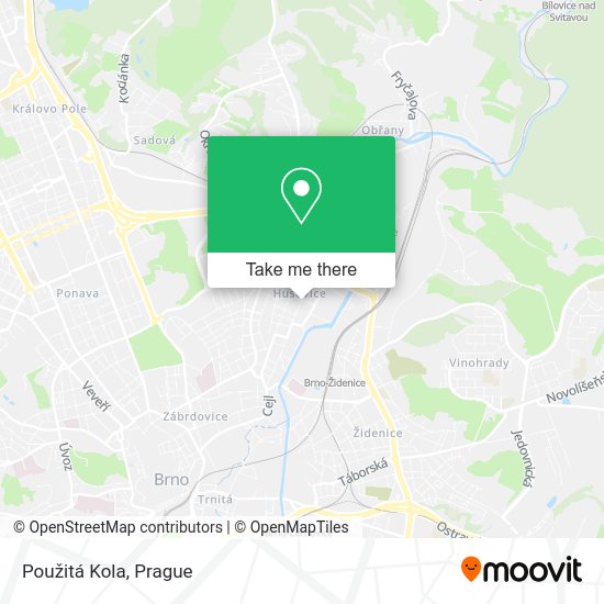 Карта Použitá Kola