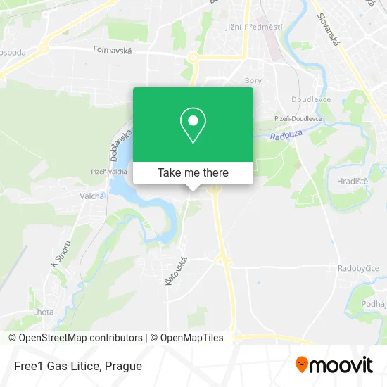 Карта Free1 Gas Litice