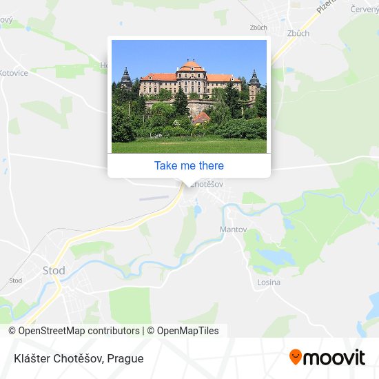 Klášter Chotěšov map