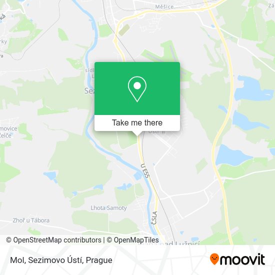 Mol, Sezimovo Ústí map
