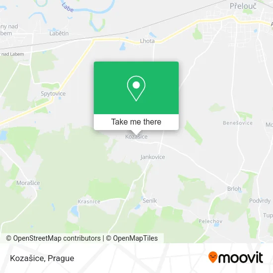 Карта Kozašice