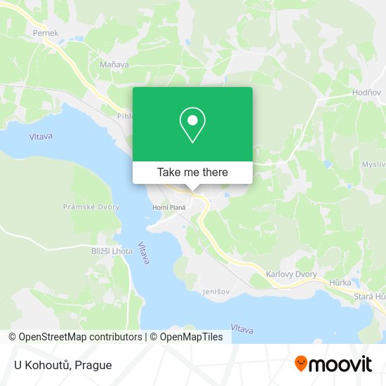 Карта U Kohoutů