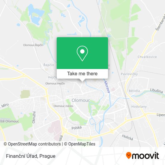 Finanční Úřad map