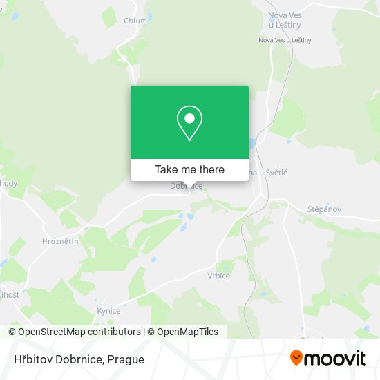 Карта Hřbitov Dobrnice